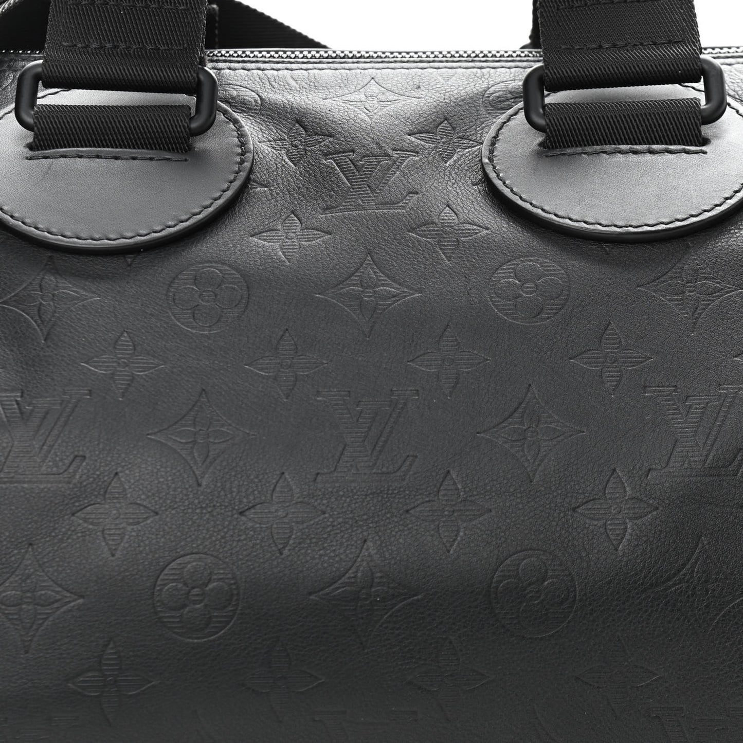 Calfskin Shadow Monogram Mens Speedy Bandouliere 40