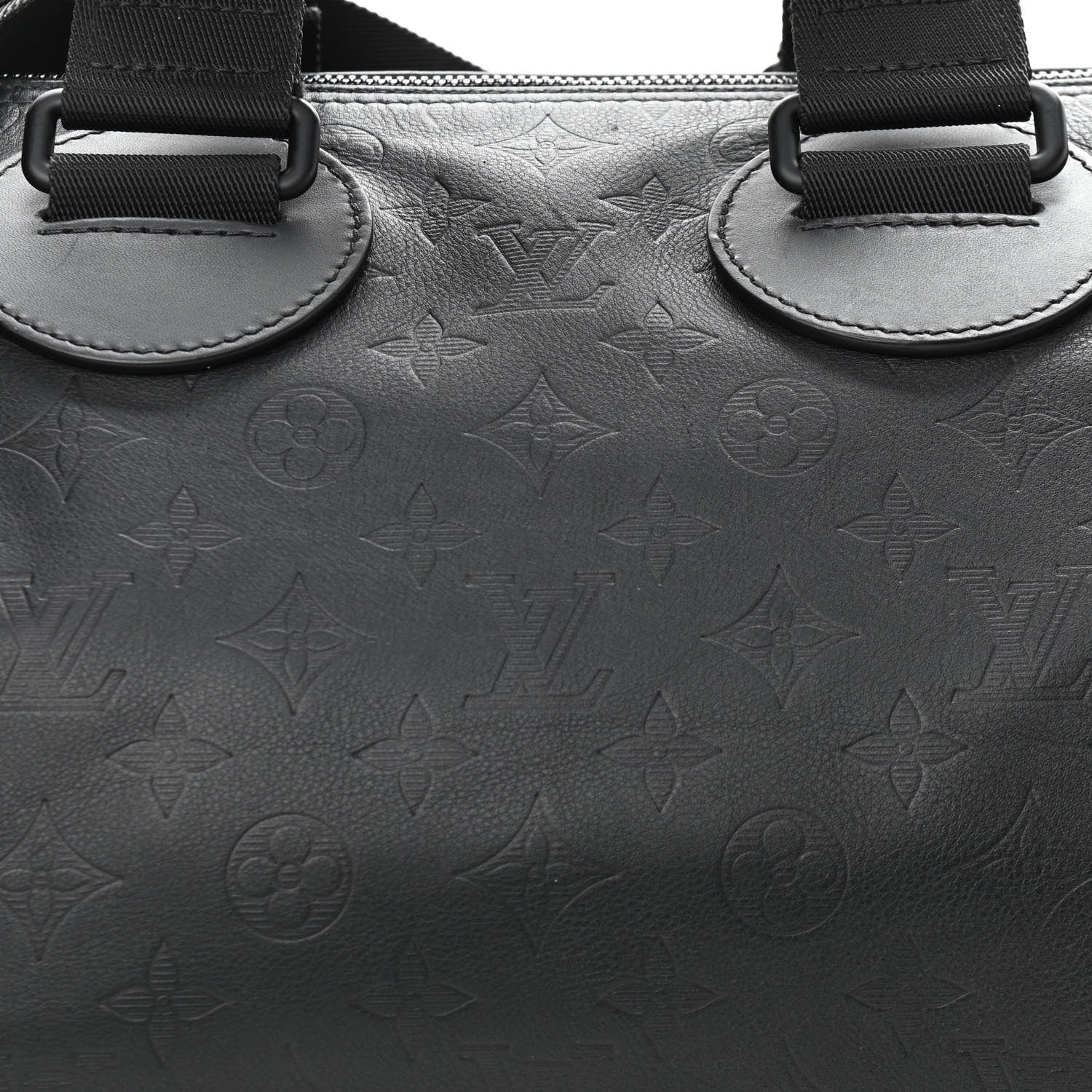 Louis Vuitton Calfskin Shadow Monogram Mens Speedy Bandouliere 40 7 of 11