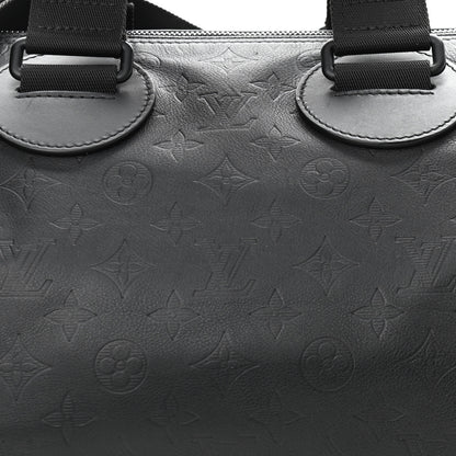 Louis Vuitton Calfskin Shadow Monogram Mens Speedy Bandouliere 40 7 of 11