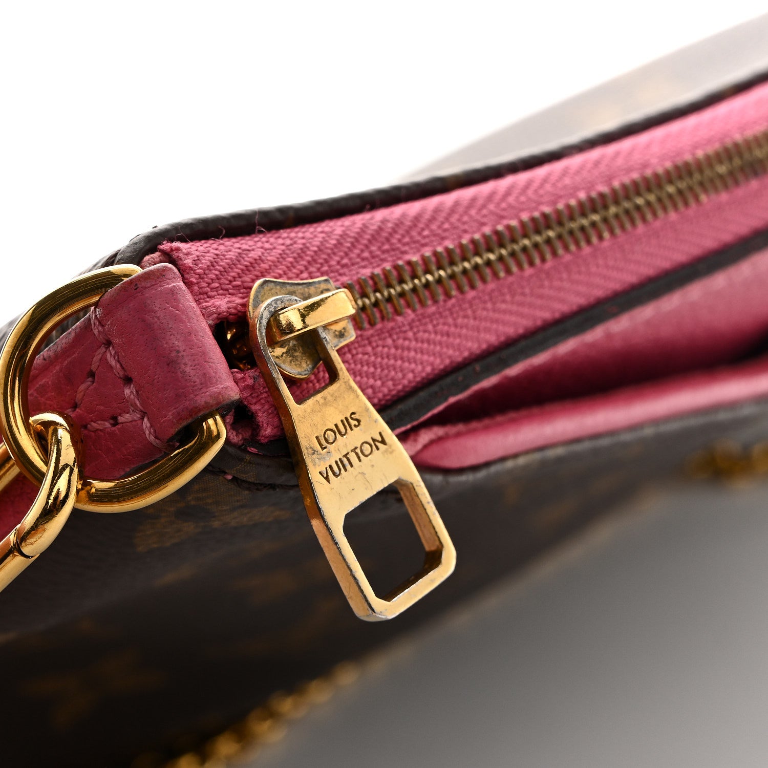 Louis Vuitton Monogram Pallas Clutch Rose Fizzy 11 of 13