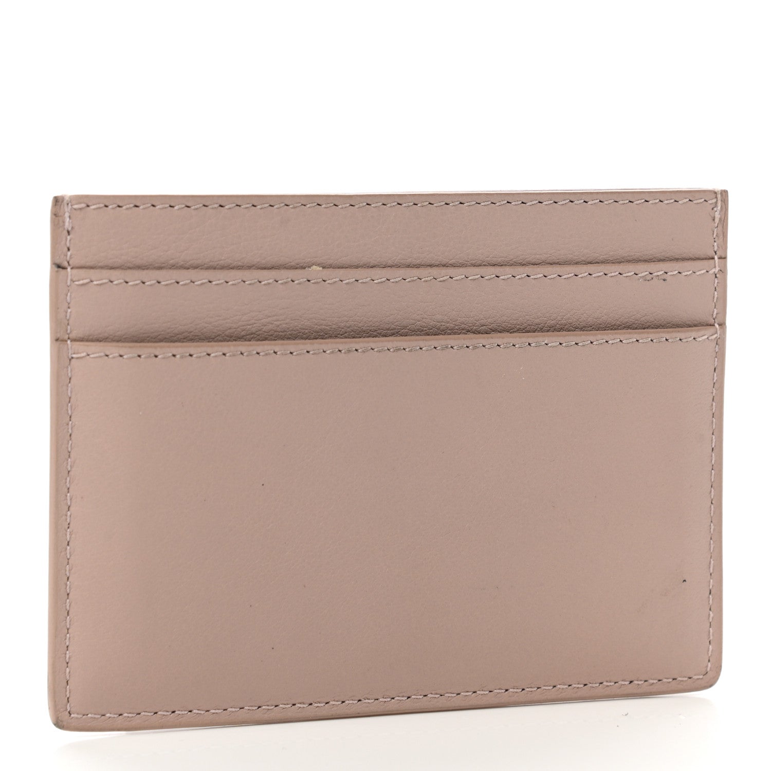 Saint Laurent Calfskin Monogram Credit Card Case Pale Pink 3 of 8