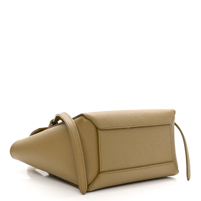 Celine Grained Calfskin Nano Belt Bag Olive 3 of 9