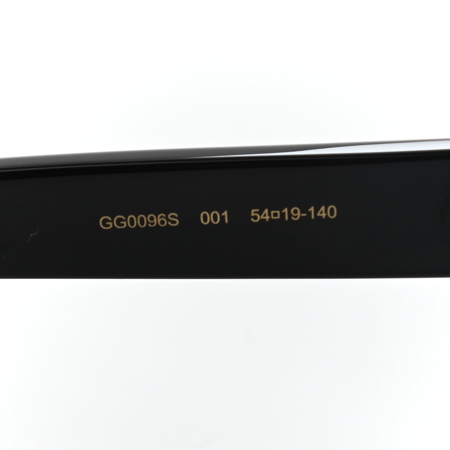 Acetate Square Frame GG0096S Sunglasses Black