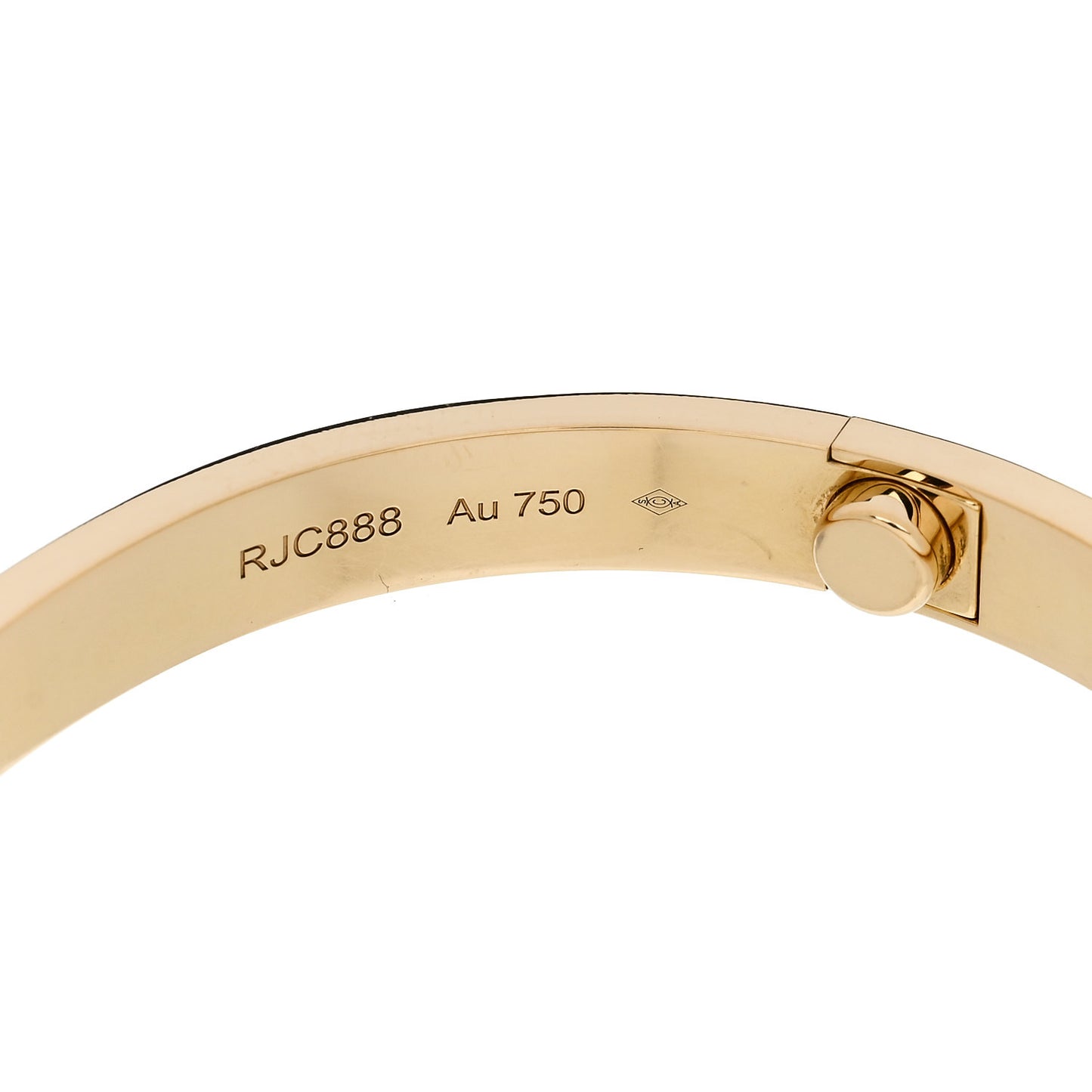 18K Yellow Gold LOVE Bracelet 17