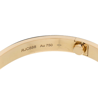 Cartier 18K Yellow Gold LOVE Bracelet 17 7 of 8