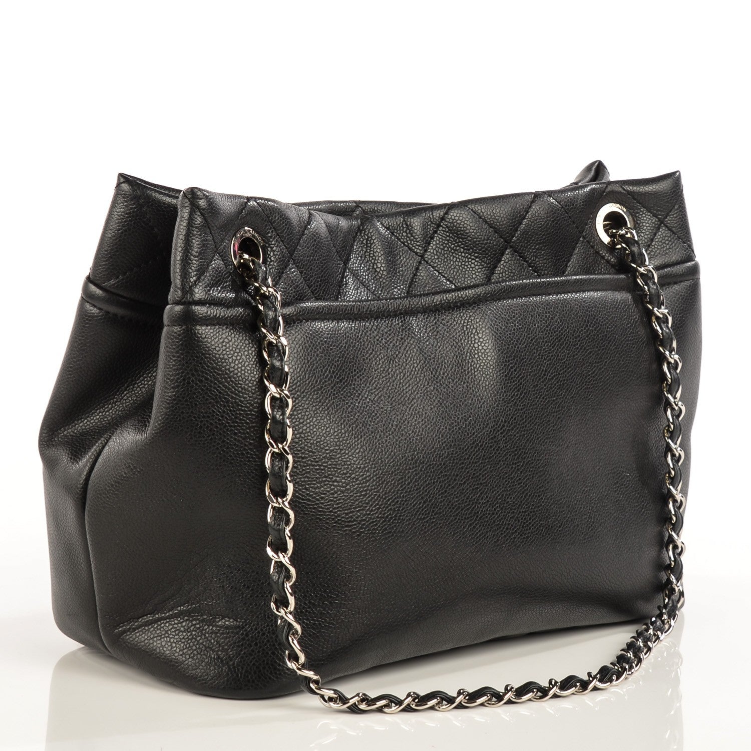 Chanel Caviar CC Timeless Soft Tote Black 3 of 8