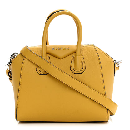 Givenchy Sugar Goatskin Mini Antigona Dark Yellow 1 of 9