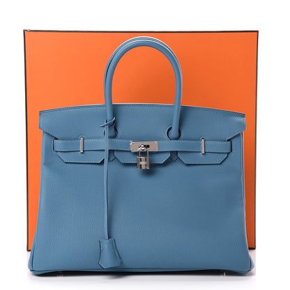 Hermes Togo Birkin 35 Azur 11 of 11