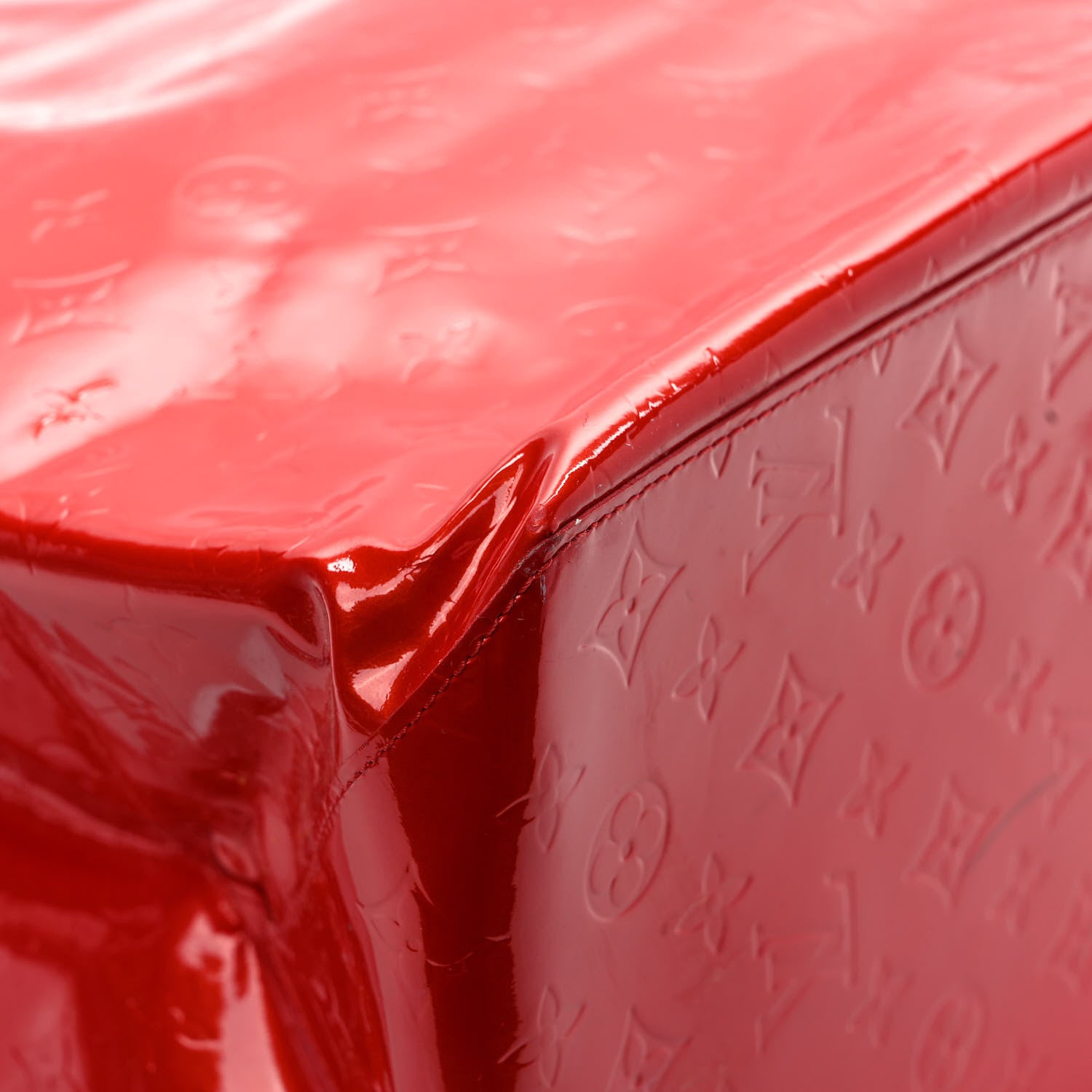 Louis Vuitton Vernis Reade GM Rouge 9 of 14