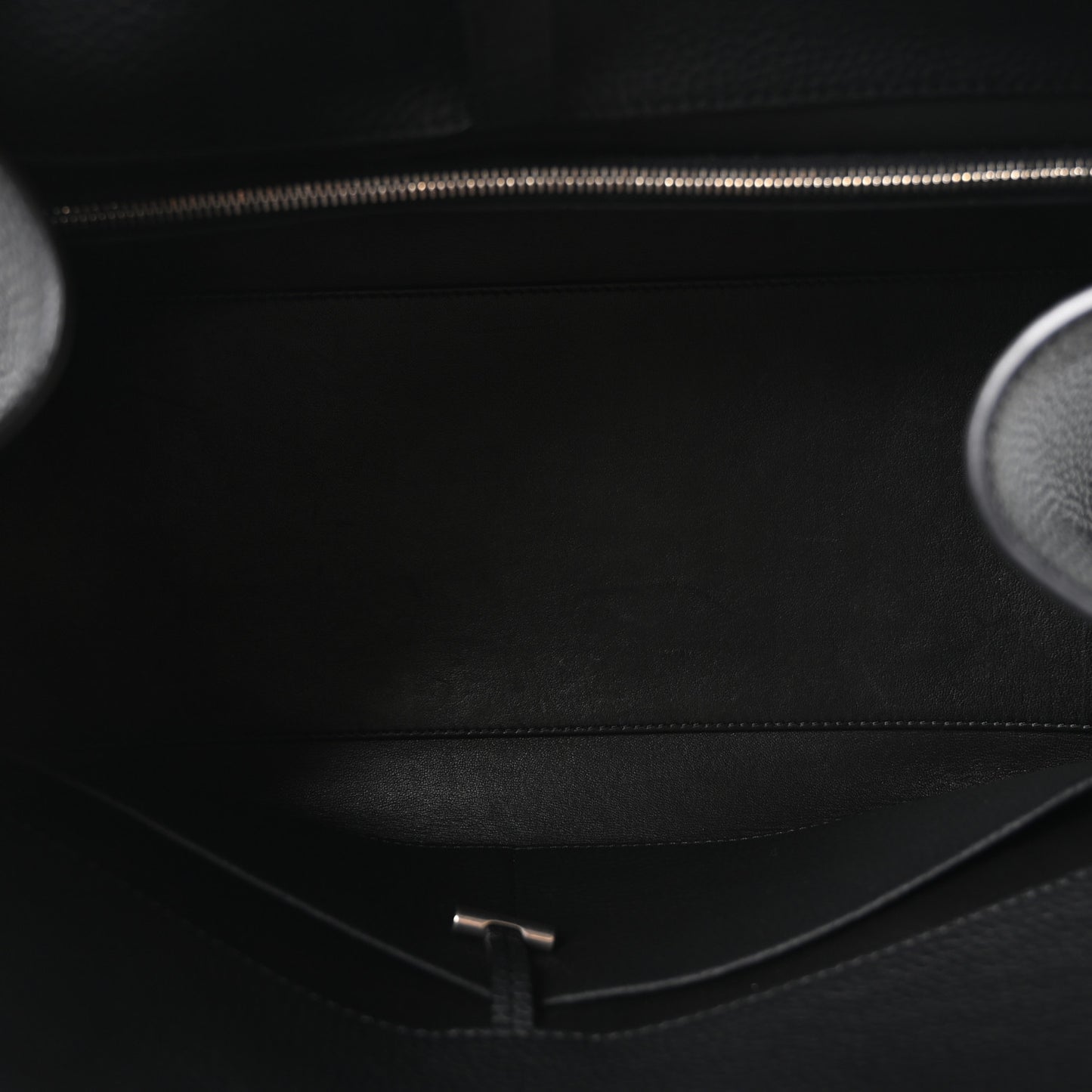 Matte Grained Calfskin EW Margaux Black