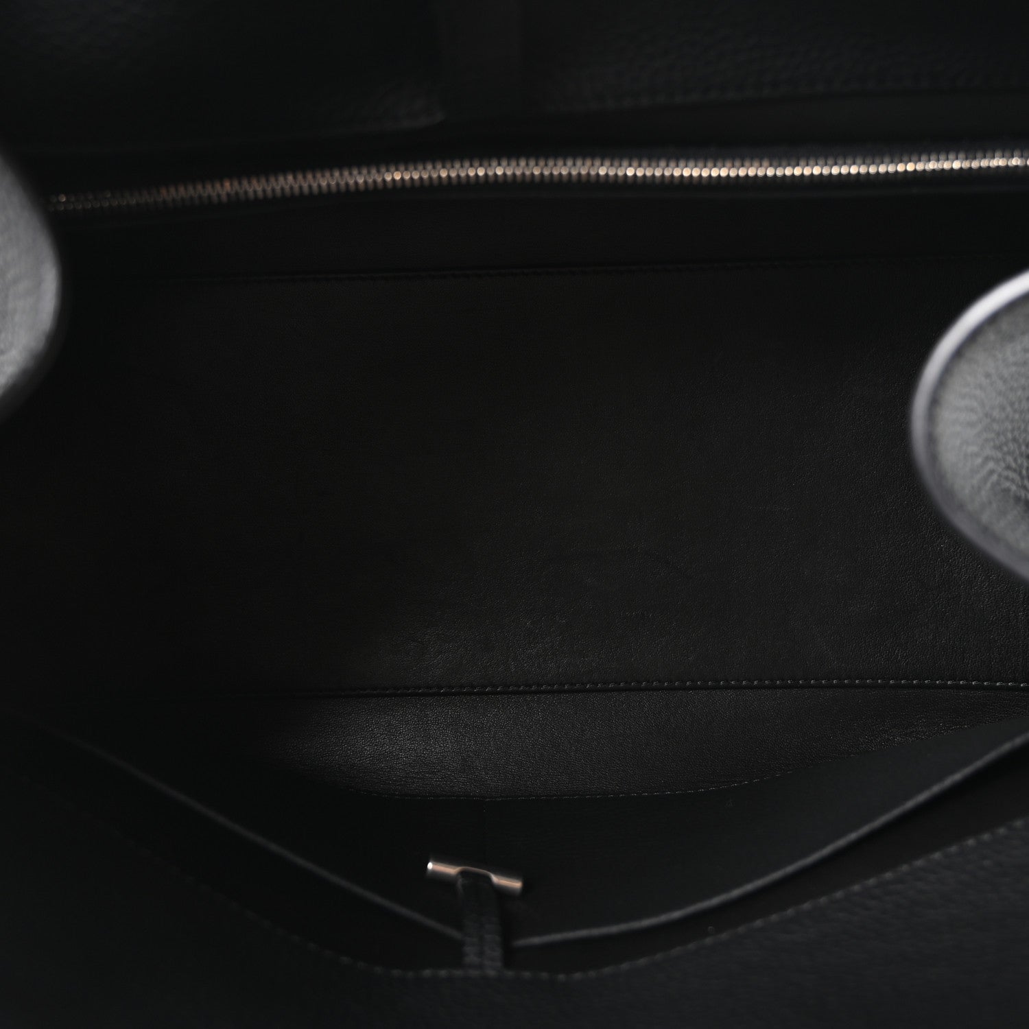 The Row Matte Grained Calfskin EW Margaux Black 4 of 8