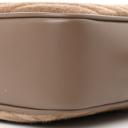Saint Laurent Suede Matelasse Monogram Lou Camera Bag Taupe 10 of 10