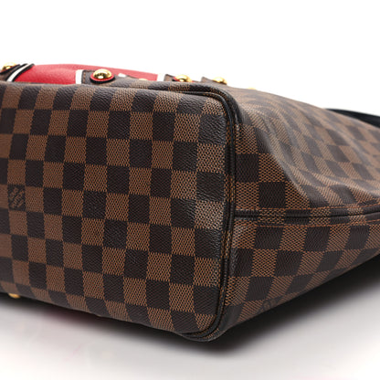 Louis Vuitton Damier Ebene Karakoram Neverfull MM 10 of 13