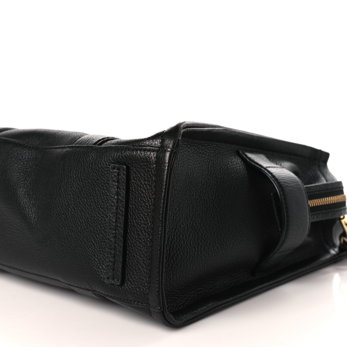 Grained Calfskin Medium The Tote Bag Black
