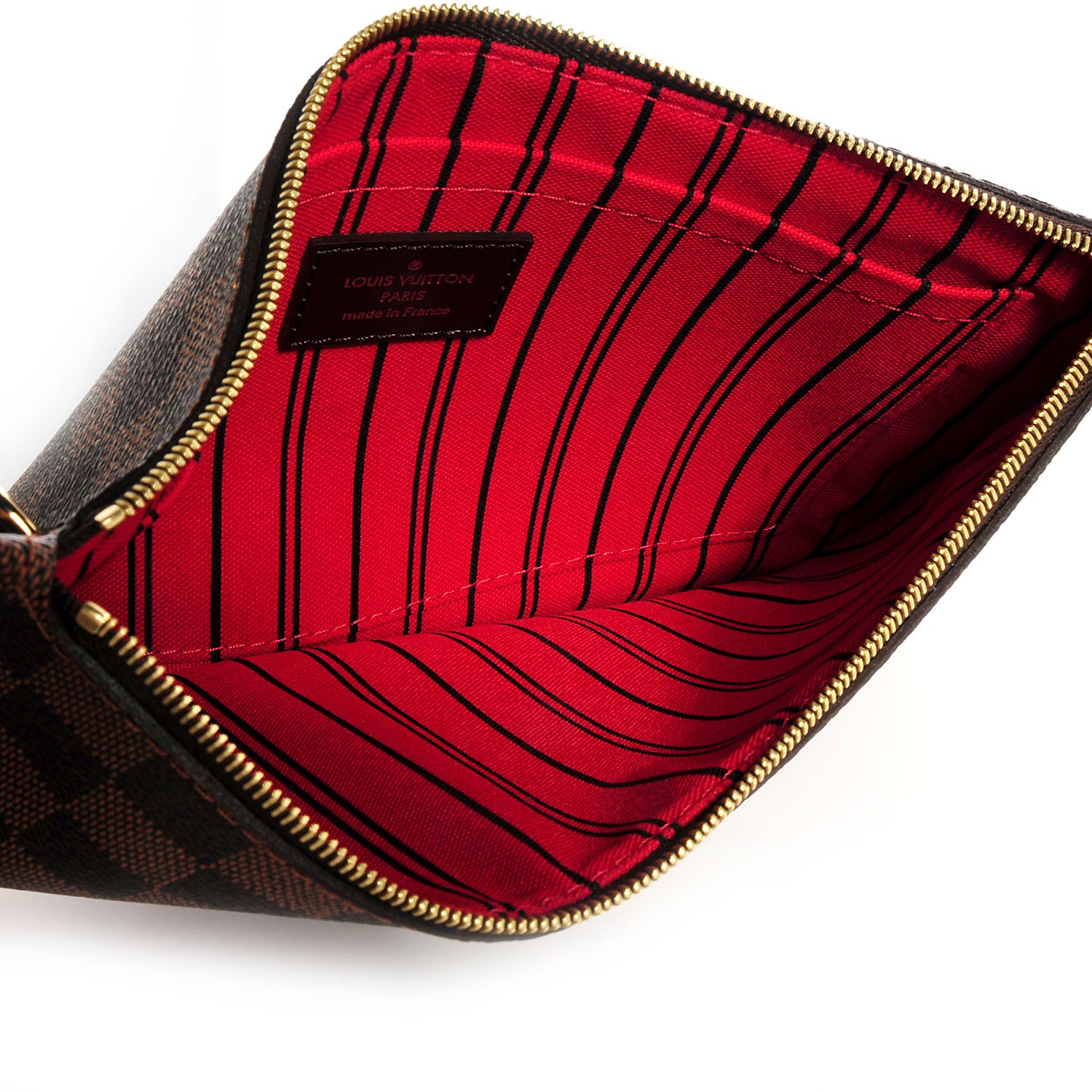Louis Vuitton Damier Ebene Neverfull MM GM Pochette 5 of 7