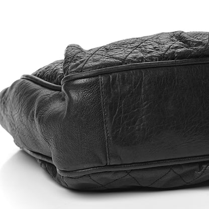 Chanel Distressed Lambskin Le Marais Tote Black 10 of 13