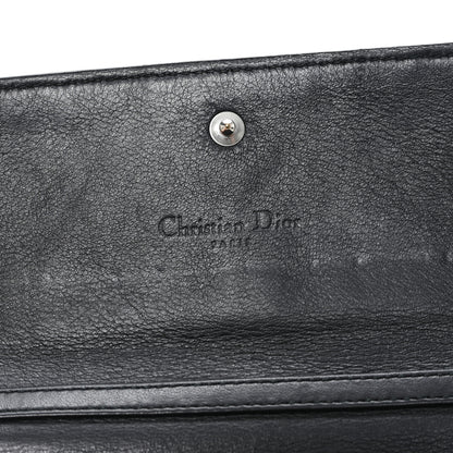 Christian Dior Patent Cannage Lady Dior Rendezvous Wallet On Chain Black 6 of 10