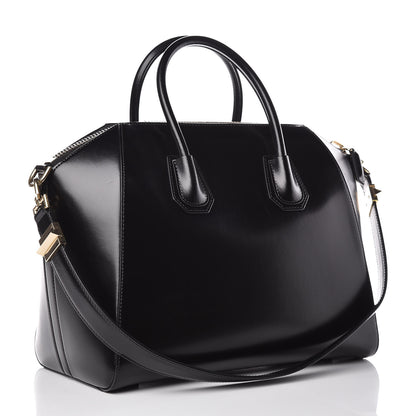 Givenchy Shiny Lord Calfskin Medium Antigona Black 3 of 10