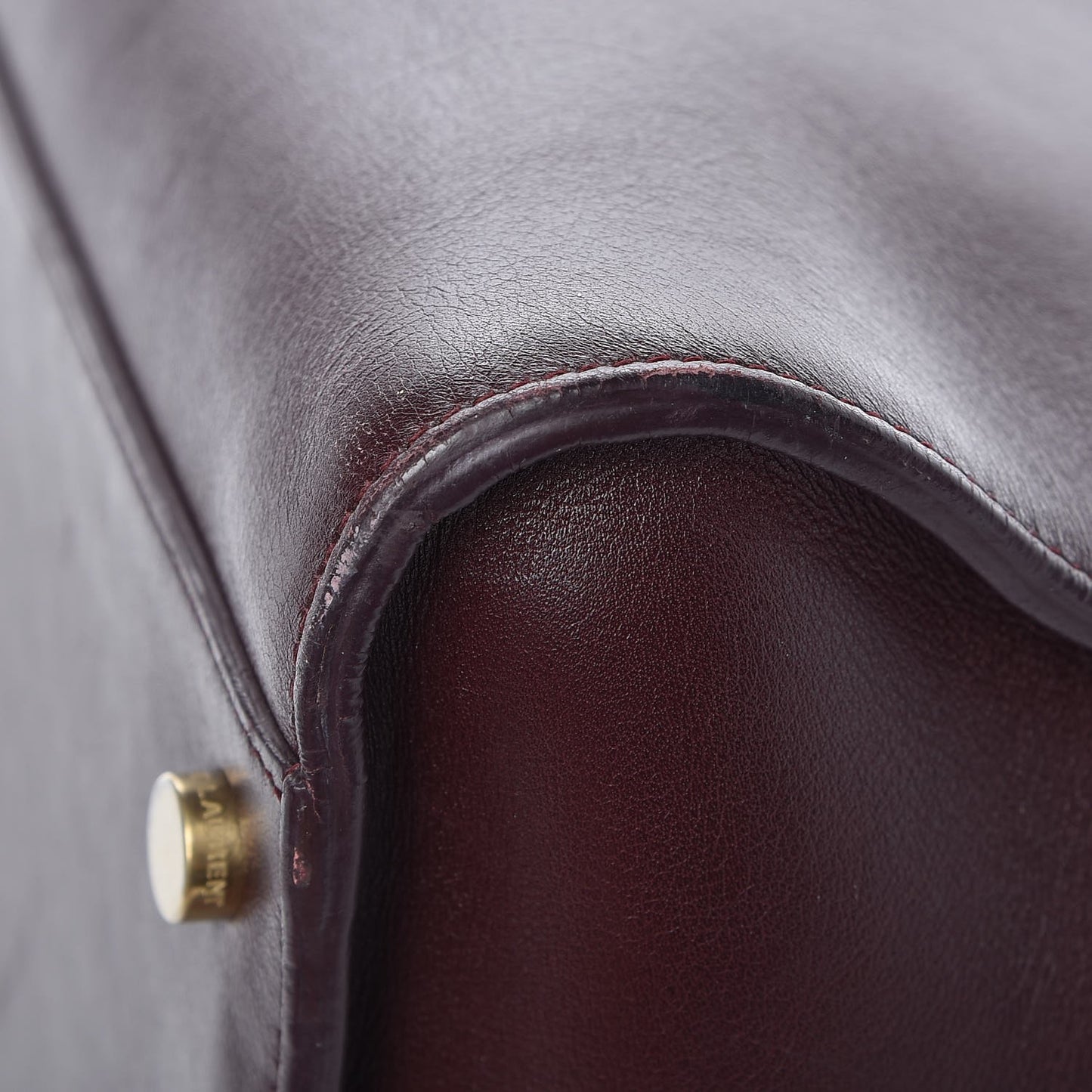 Calfskin Medium Monogram Cabas Bordeaux
