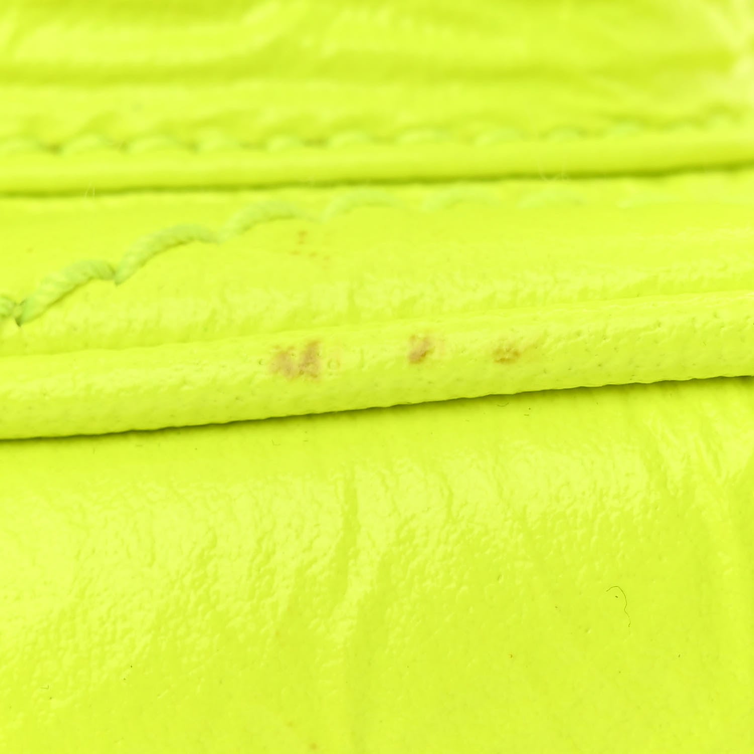 Saint Laurent Crinkled Calfskin Matelasse Monogram Baby Niki Chain Satchel Flou Yellow 11 of 12