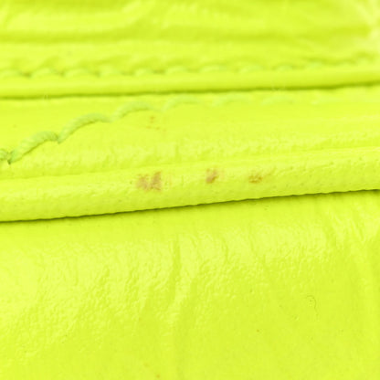 Saint Laurent Crinkled Calfskin Matelasse Monogram Baby Niki Chain Satchel Flou Yellow 11 of 12