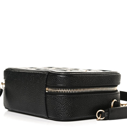 Chanel Caviar Quilted CC Filigree Vanity Clutch With Chain Black 10 of 10