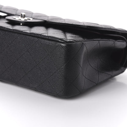 Chanel Caviar Quilted Jumbo Double Flap Black 7 of 12
