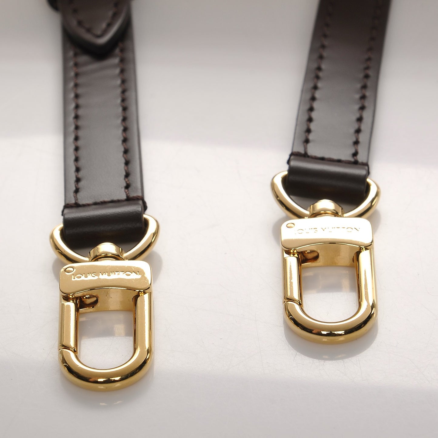 Calfskin 12mm Adjustable Shoulder Strap Brown