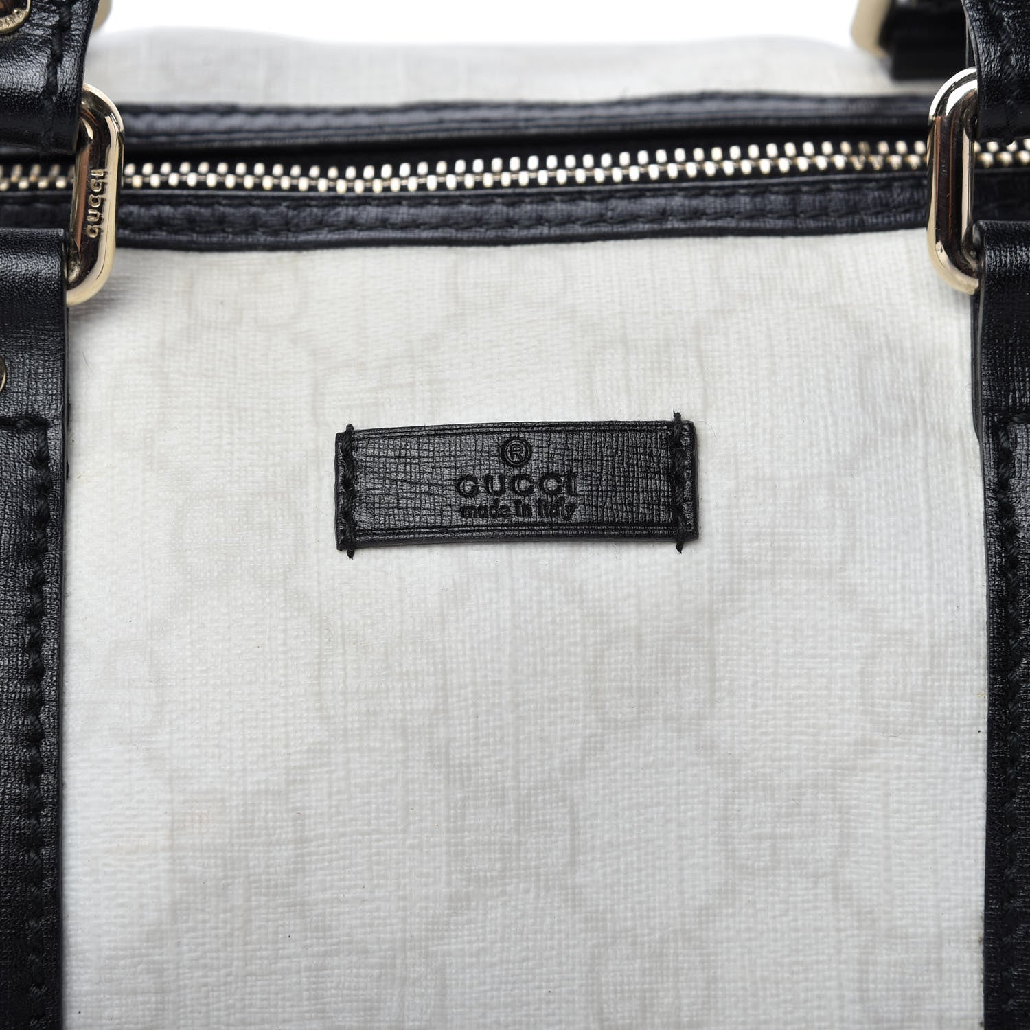 Gucci GG Plus Monogram Medium Joy Boston White Black 10 of 10