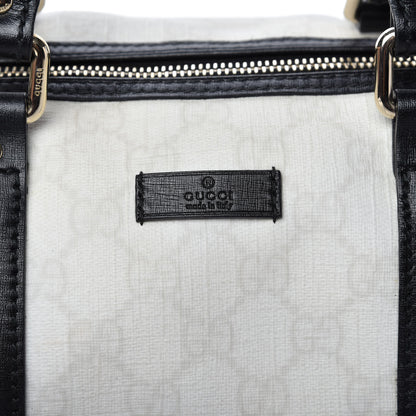 Gucci GG Plus Monogram Medium Joy Boston White Black 10 of 10