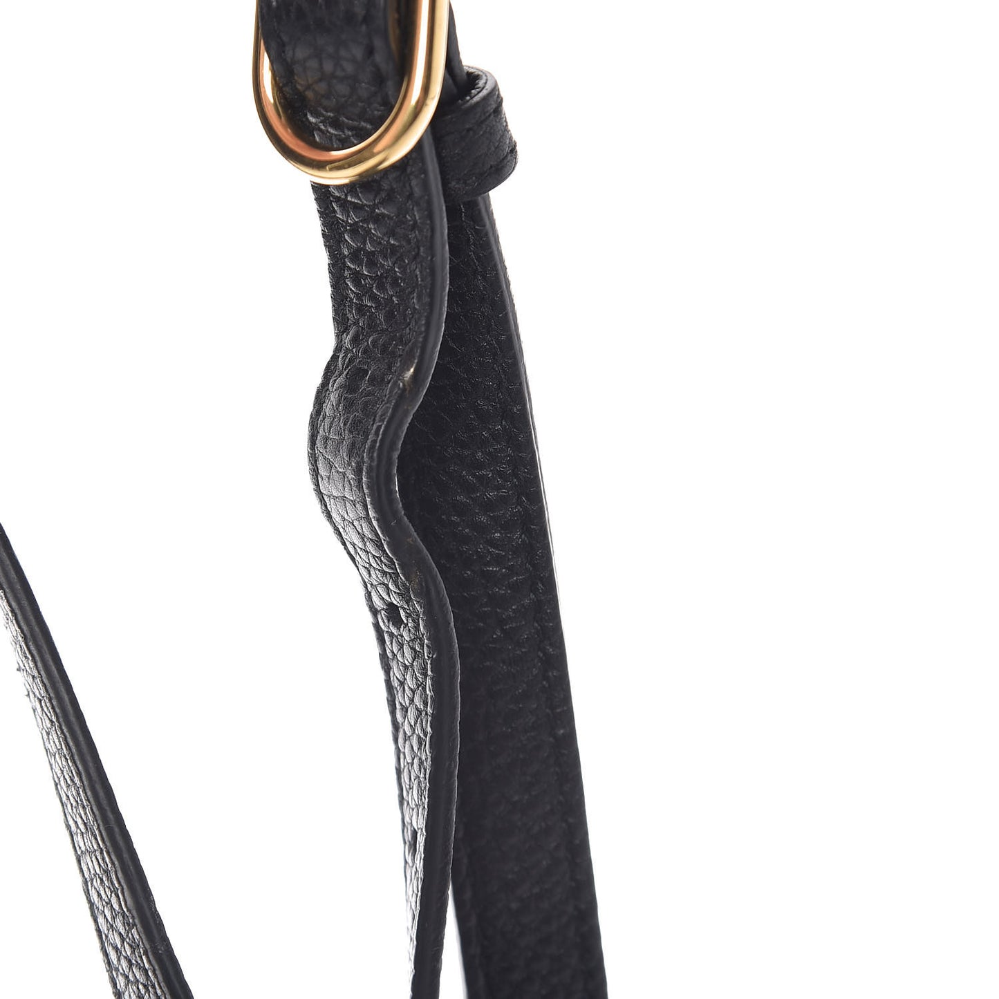 Pebbled Calfskin Mini Soho Disco Bag Black
