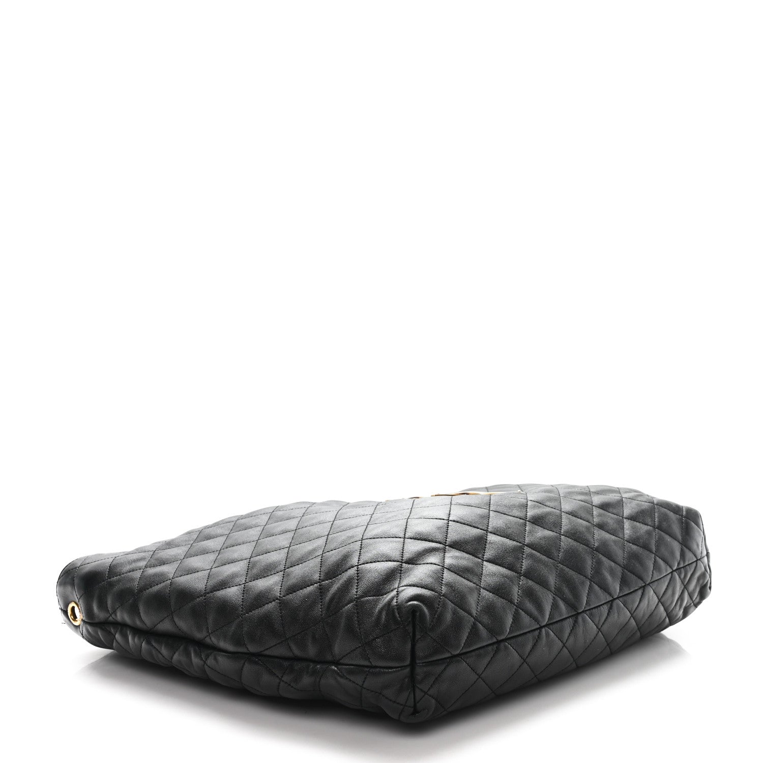 Saint Laurent Lambskin Quilted Maxi Icare Shopping Tote Black 5 of 12