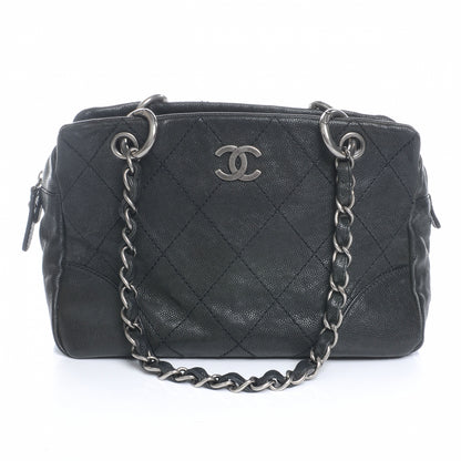 Chanel Distressed Caviar Outdoor Ligne Tote Black 1 of 7