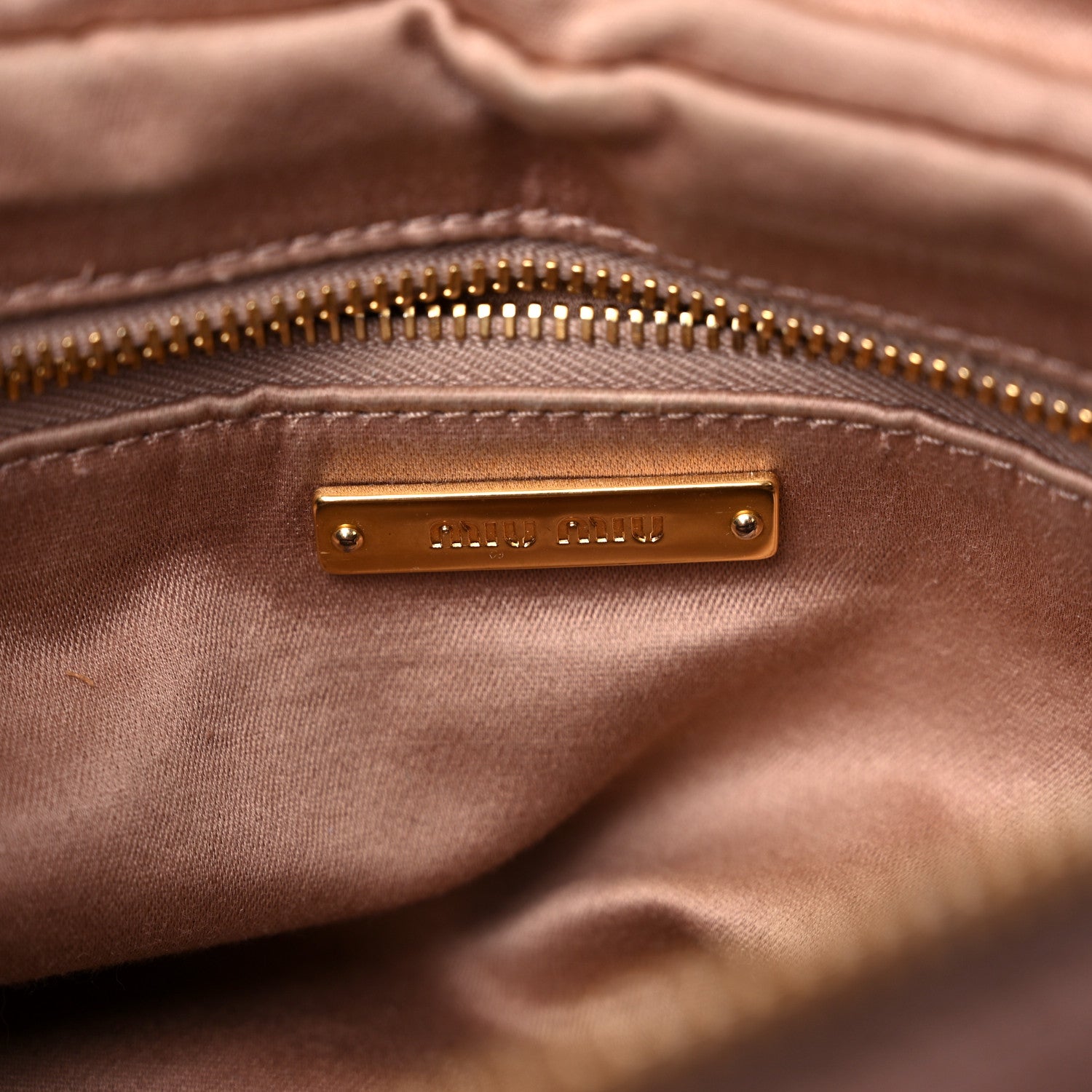 Miu Miu Nappa Knot Top Handle Shoulder Bag Beige 6 of 12