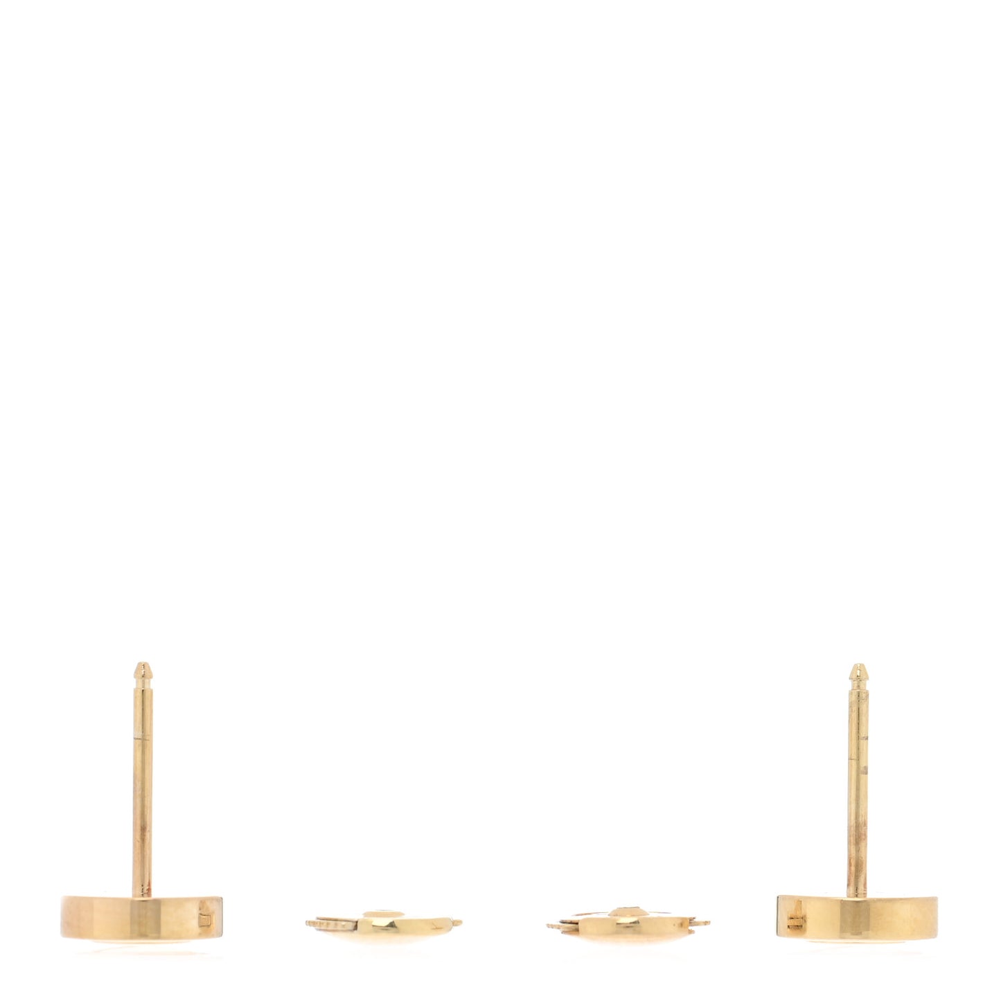18K Yellow Gold LOVE Earrings