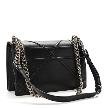 Christian Dior Lambskin Medium Diorama Flap Bag Black 2 of 14