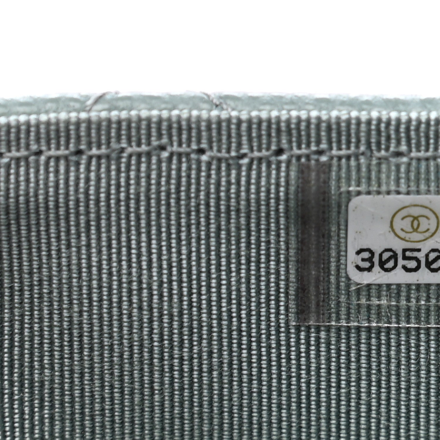 Chanel Caviar Quilted Flap Card Holder Wallet Light Blue 8 of 9