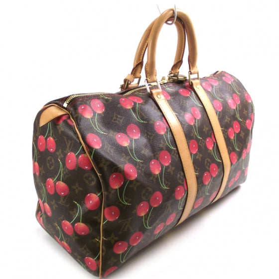 Louis Vuitton Monogram Cerises Keepall 45 3 of 10