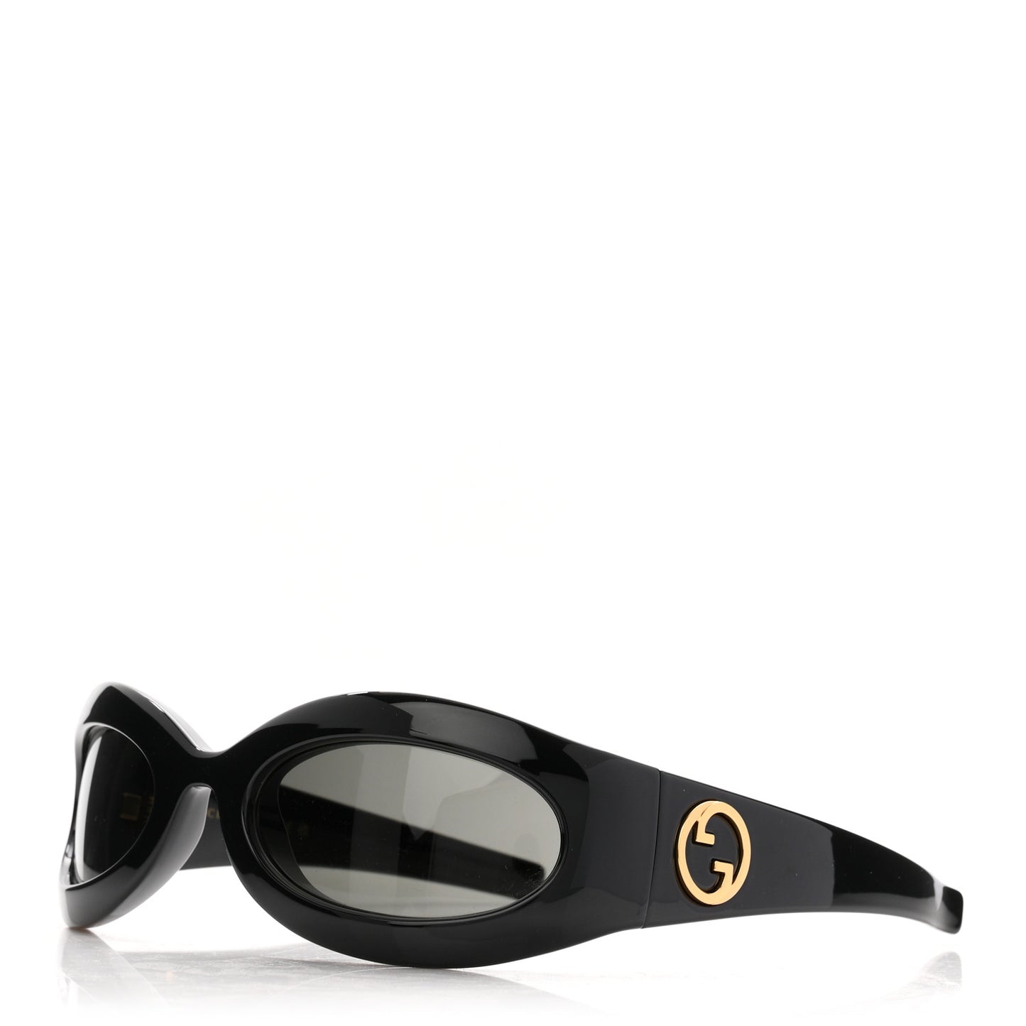 Acetate Oval Sunglasses GG1247S Black