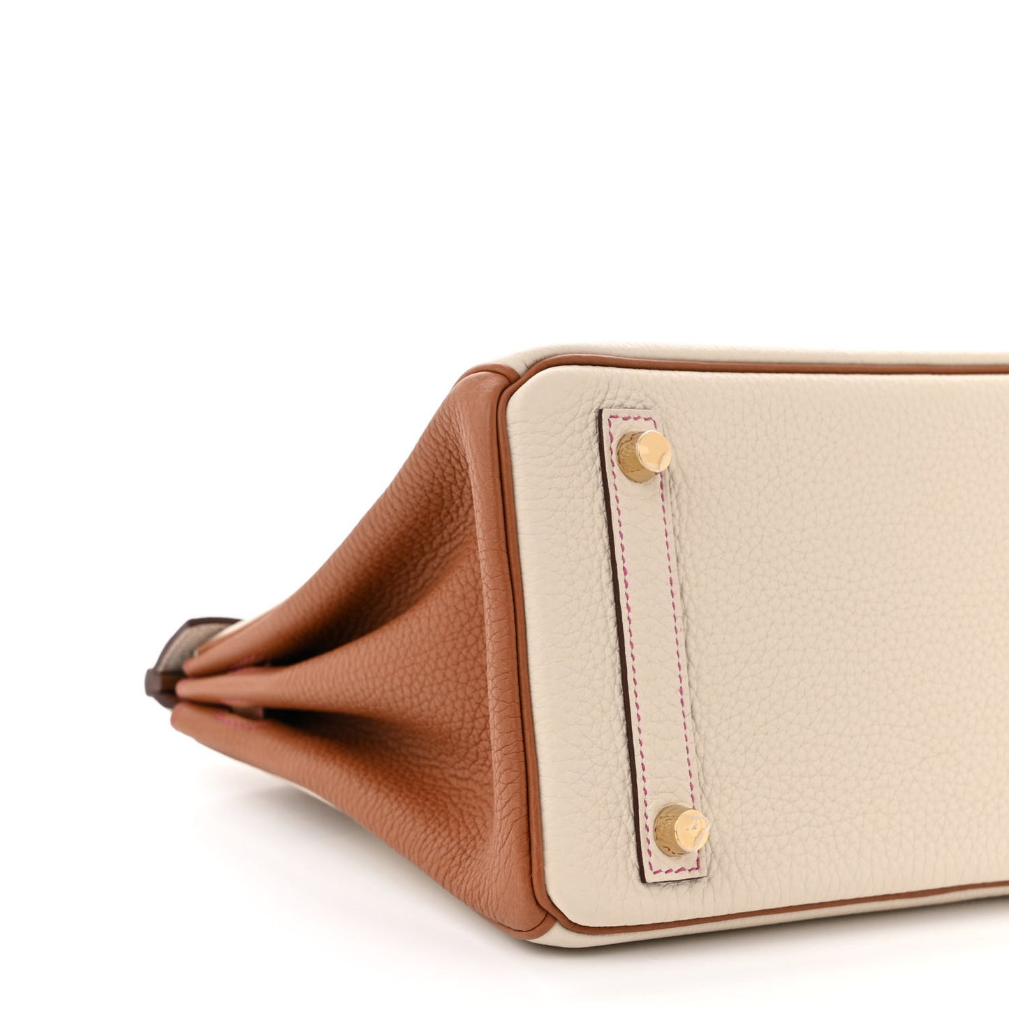 Togo Horseshoe Birkin 25 Craie Gold