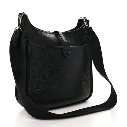 Hermes Taurillon Clemence Evelyne III PM Black 3 of 10