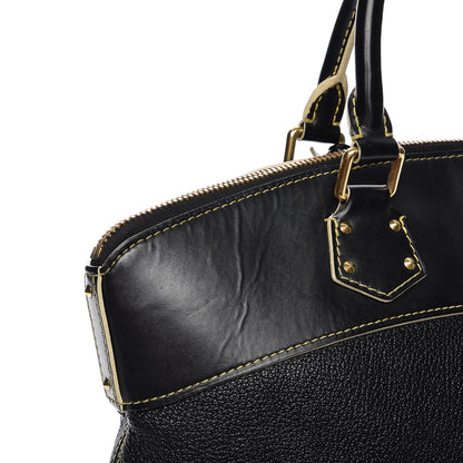 Louis Vuitton Suhali Lockit MM Black 8 of 17