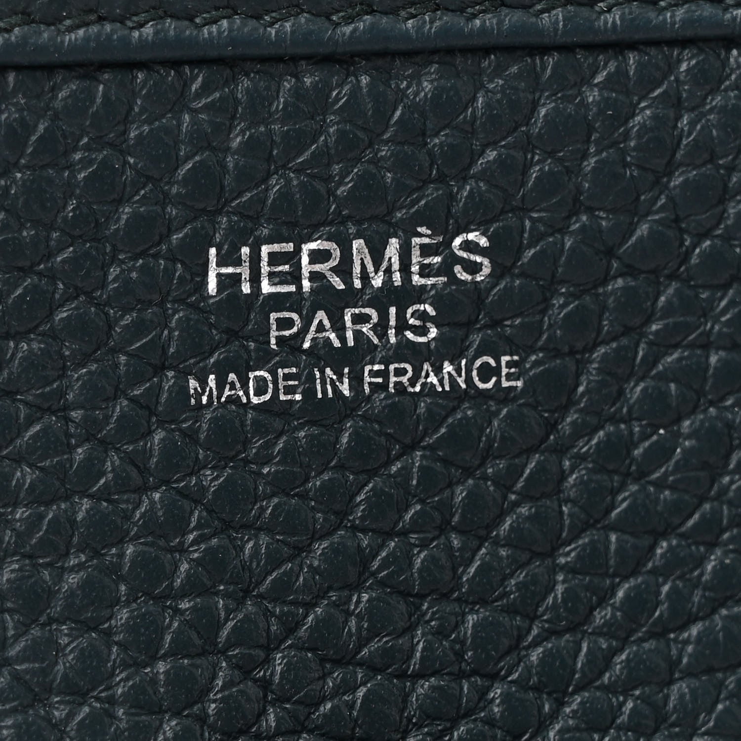 Hermes Taurillon Clemence Evelyne III PM Vert Cypress 6 of 12