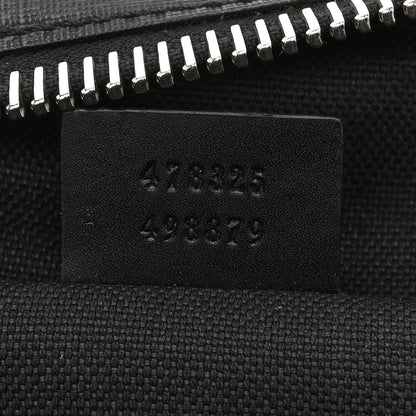 Gucci GG Supreme Monogram Web Belt Bag Black Grey 7 of 12