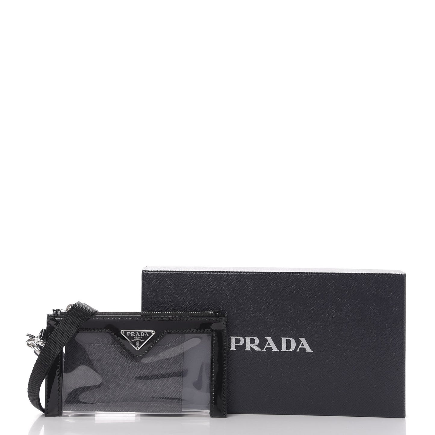 Vernice Plexiglass Card Holder Black
