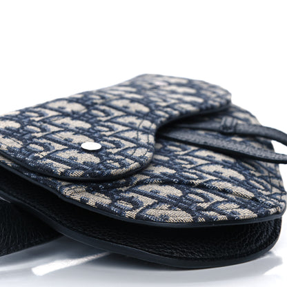 Christian Dior HOMME Oblique Saddle Belt Bag Blue 10 of 12