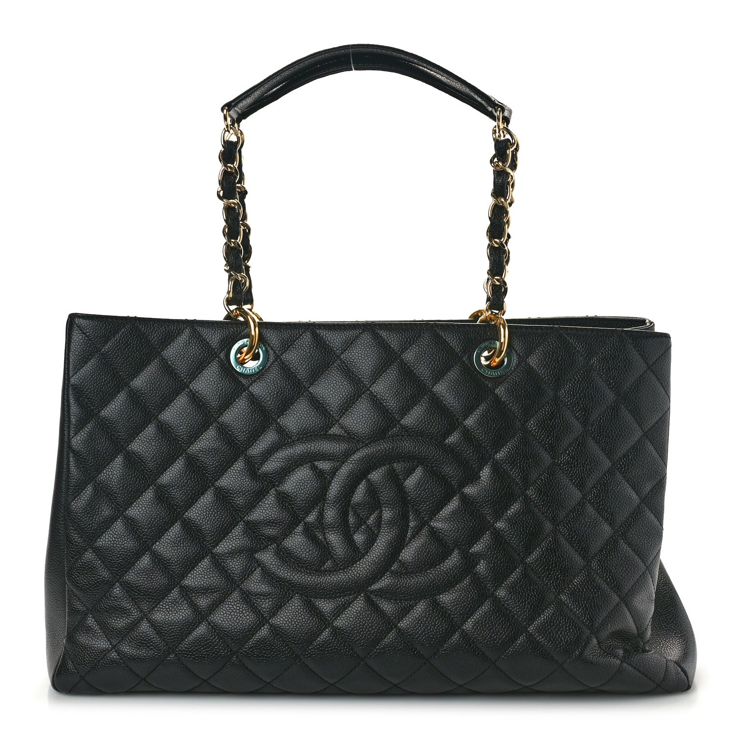 Chanel Caviar Quilted XL Grand Shopping Tote GST Black 1 of 10