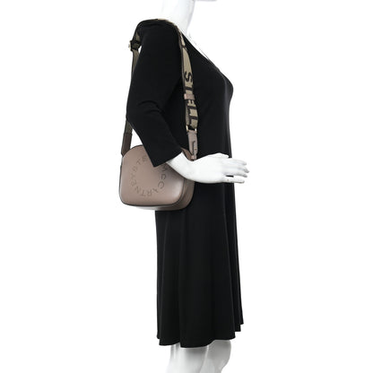 Stella McCartney Eco Alter Nappa Perforated Logo Mini Bag Dark Taupe 2 of 19