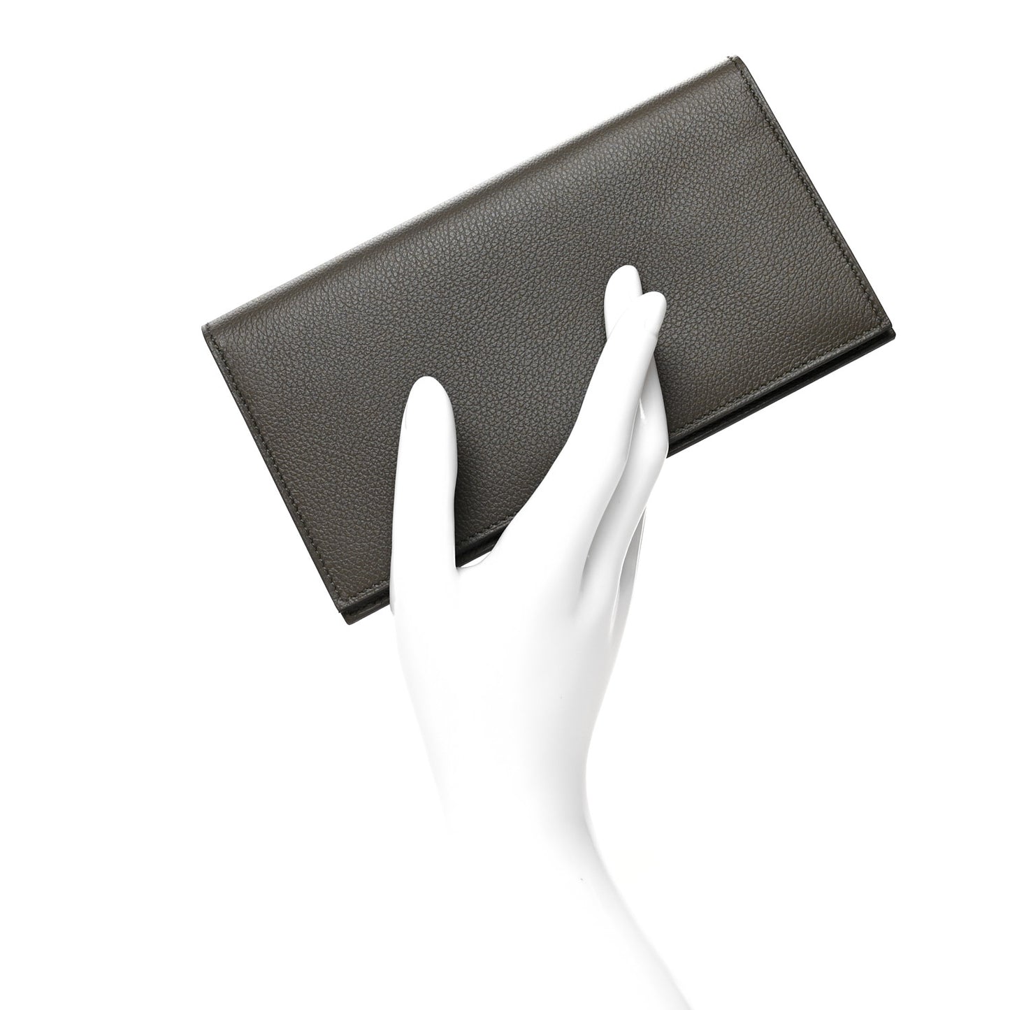 Evercolor Citizen Twill Long Wallet Vert De Gris