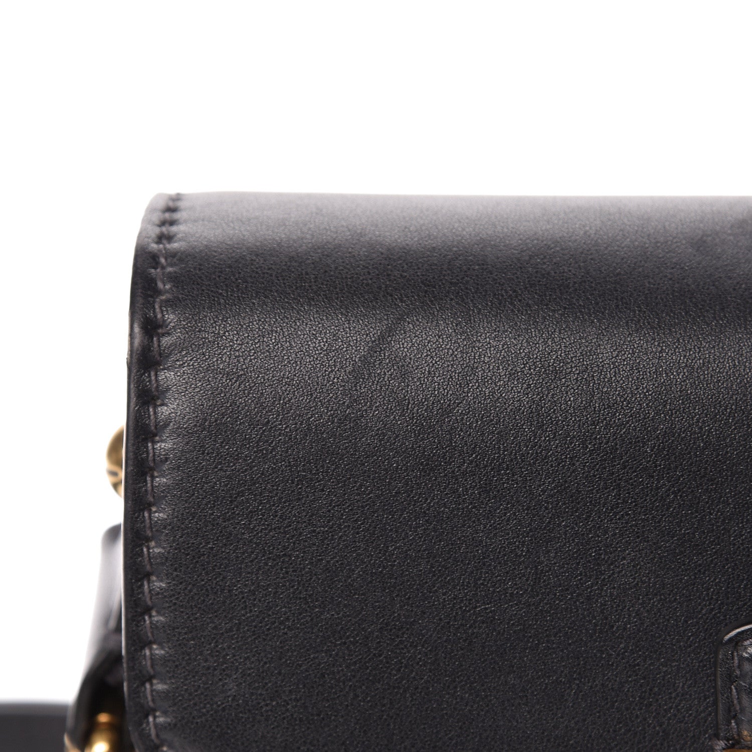 Christian Dior Calfskin Studded Square Dioraddict Flap Black 11 of 25